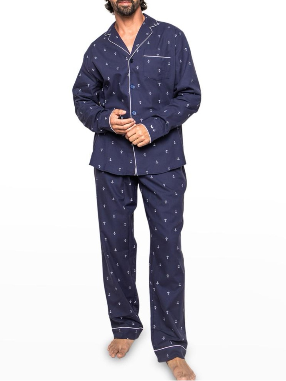 Petite Plume Men's Anchors Away Pajama Pants